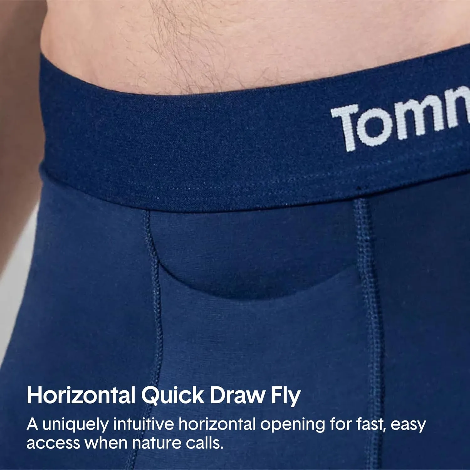 Tommy John Men’s Underwear, Supima Cool Cotton Boxer Briefs with Contour Pouch and Longer 8" Inseam, Comfortable Fabric