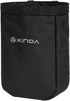 Tool Belt Pouch Waist Bag Pocket 2L Climbing Gear Organizer Bag Utility Toolkit Pouch for Camping, Aerial Work, Fishing, Black