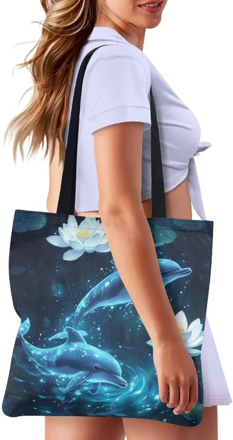 Tote Bag for Women Large Groceries Canvas Bags Patterned Canvas Tote Bag