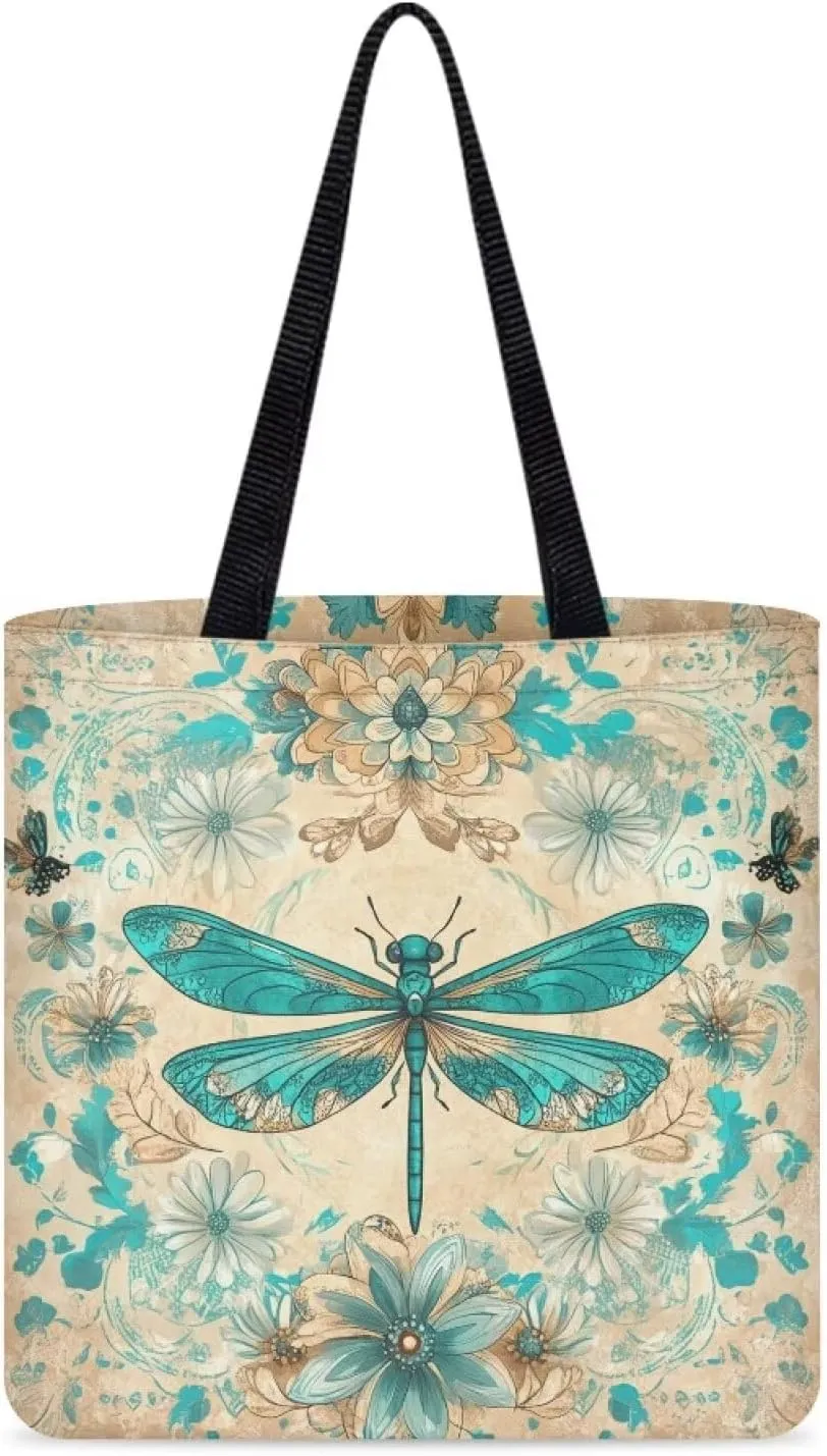 Tote Bag for Women Large Groceries Canvas Bags Patterned Canvas Tote Bag