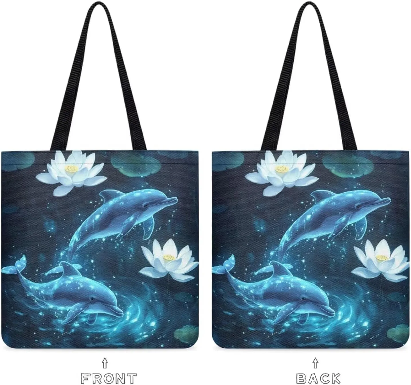 Tote Bag for Women Large Groceries Canvas Bags Patterned Canvas Tote Bag