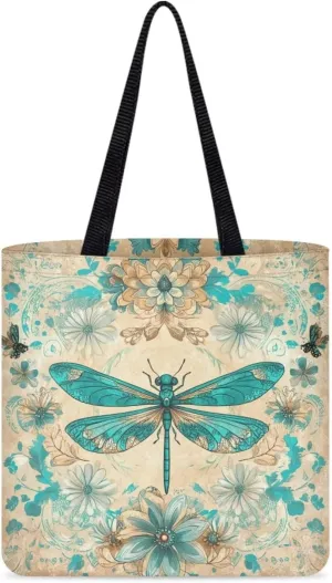Tote Bag for Women Large Groceries Canvas Bags Patterned Canvas Tote Bag