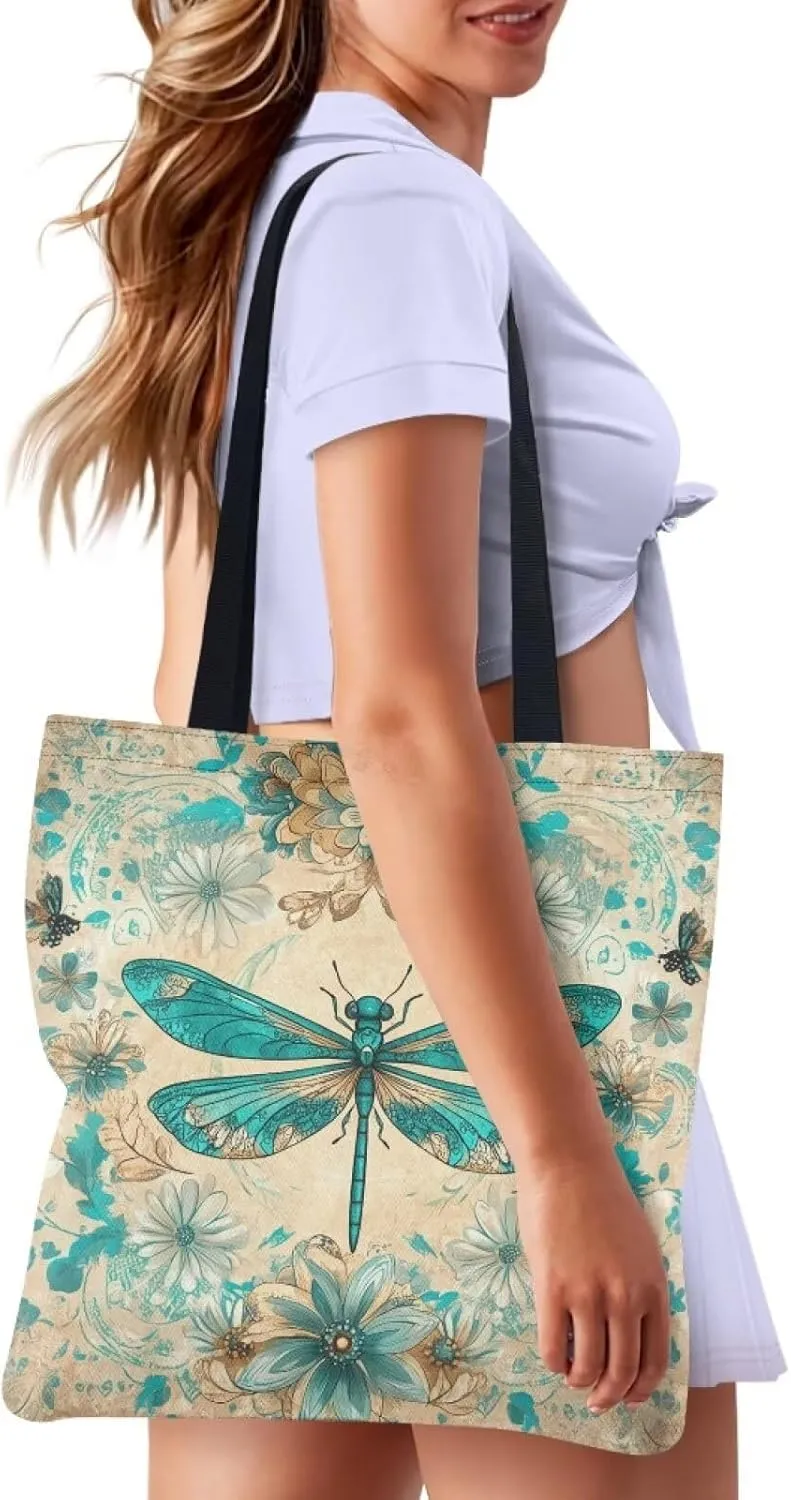 Tote Bag for Women Large Groceries Canvas Bags Patterned Canvas Tote Bag