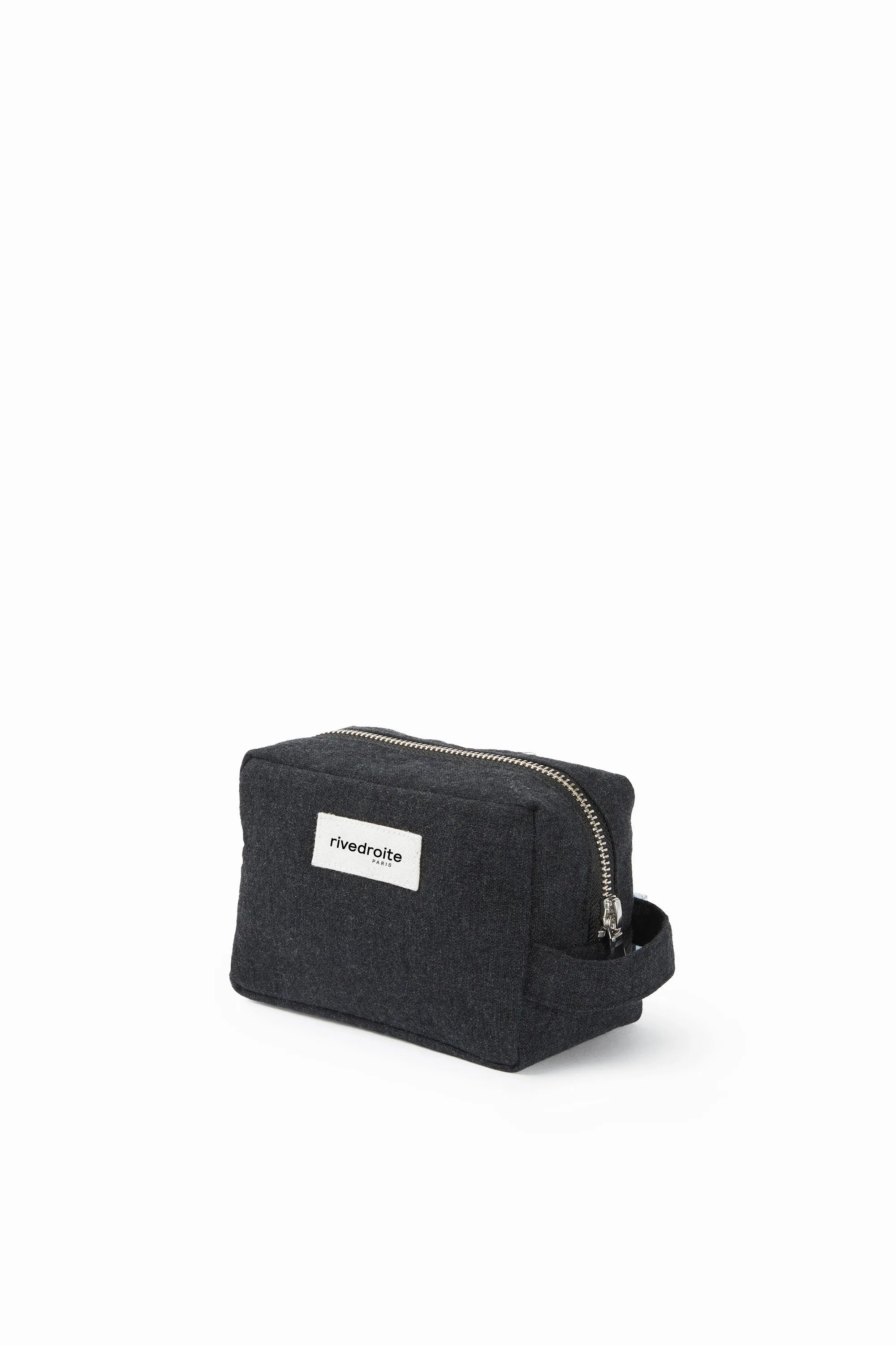 Tournelles the small pouch - Recycled cotton black