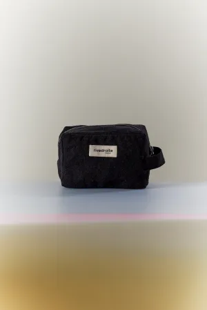 Tournelles the small pouch - Recycled cotton black