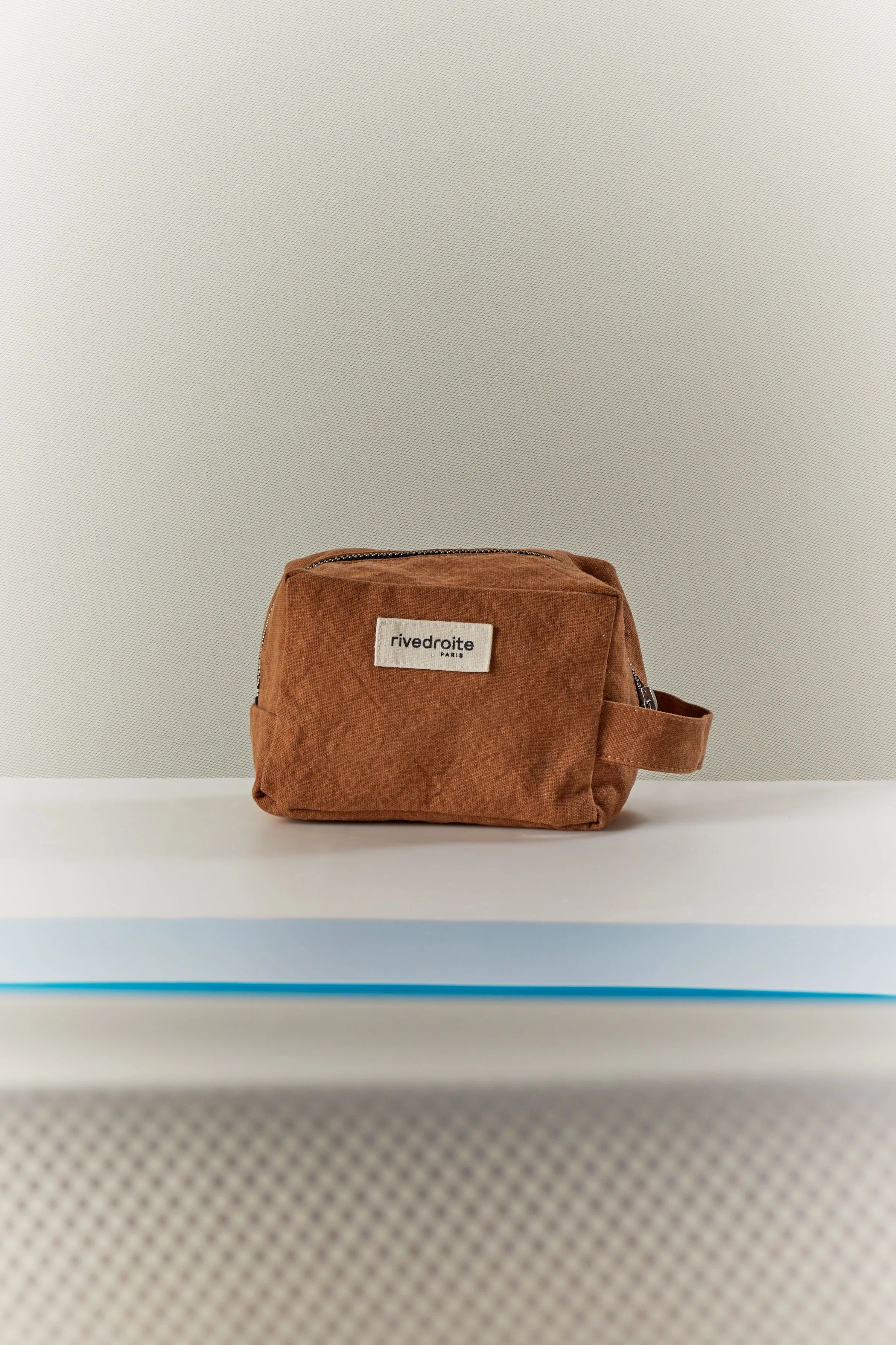 Tournelles the small pouch - Recycled cotton Tobacco