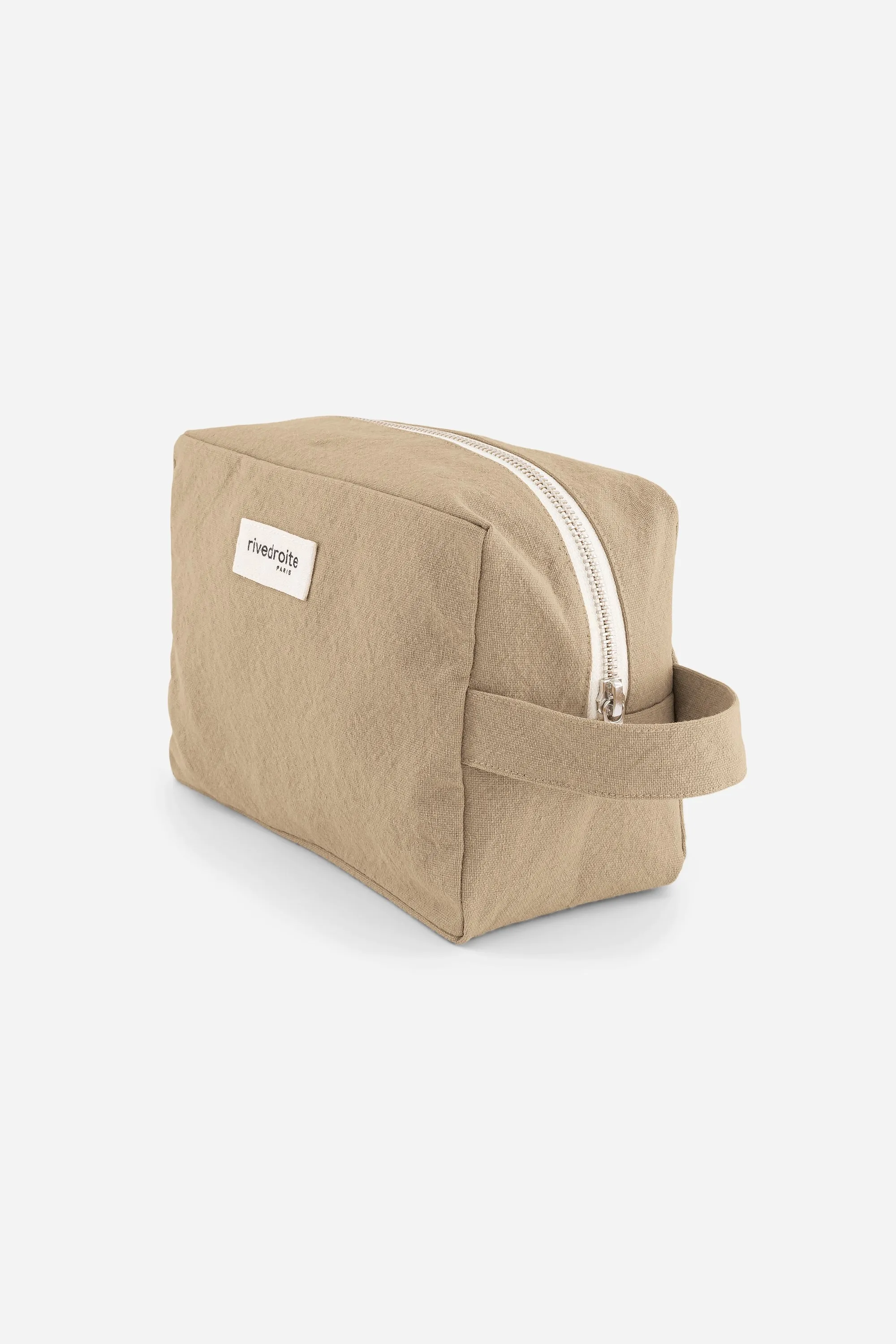 Tournelles the XL pouch - Recycled cotton Beige