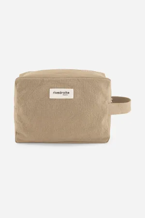 Tournelles the XL pouch - Recycled cotton Beige