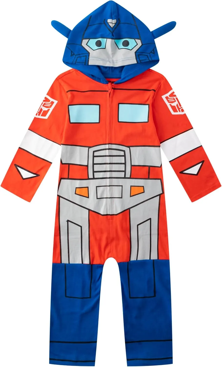 Transformers One Optimus Prime Bumblebee Boys Hooded Cosplay Coverall for Toddlers to Little Kids