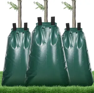 Tree Watering Bag Slow Release, 20 Gallon 4 Pack Tree Bags for Watering 5~8 Hours Drip Irrigation Watering Bag Made of PVC for New Tree Fruit Established Tree