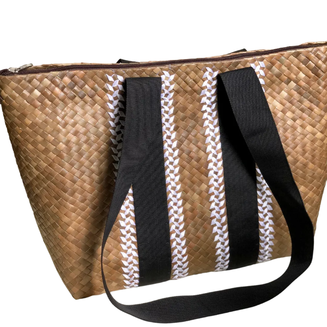 Twelve Topaz Leather Not For Beach All-Day Tote