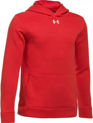 Under Armour Boys' UA Hustle Fleece Hoodie Youth X-Large Red