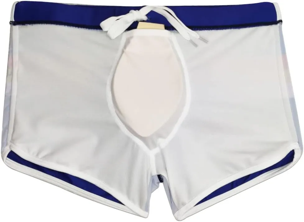 UXH Men's Swimming Trunks Swimwear Swummer Strips Beach Short Pants