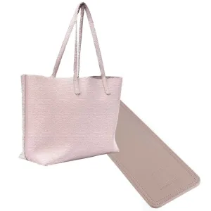 Vegan Leather Bag Base Shaper in Ecru Color Compatible for the Designer Bag Saint Laurent Shopping Tote