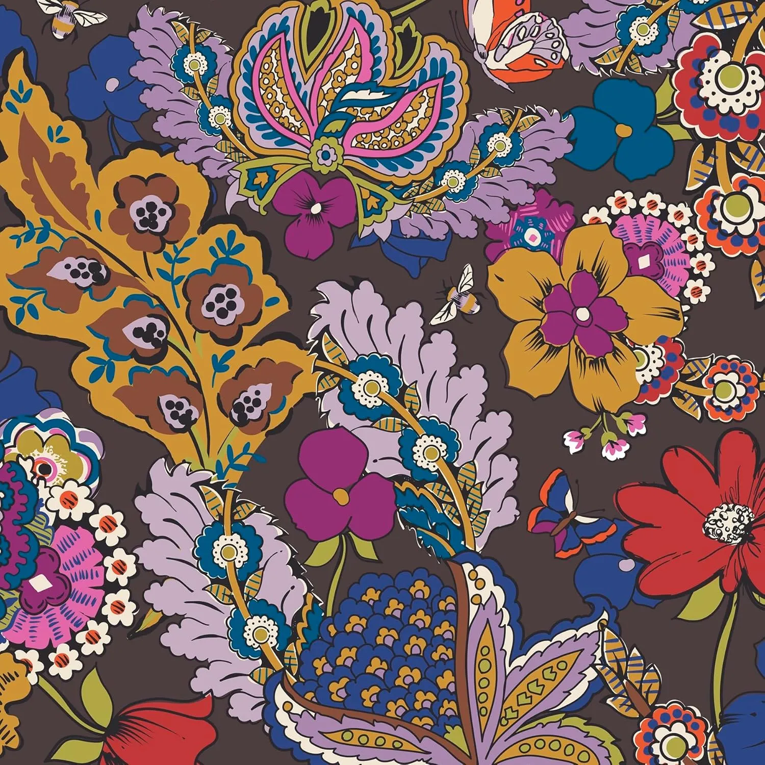 Vera Bradley Premium Cotton Large Pouch