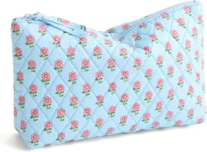 Vera Bradley Premium Cotton Medium Pouch, Daffodil Ditsy