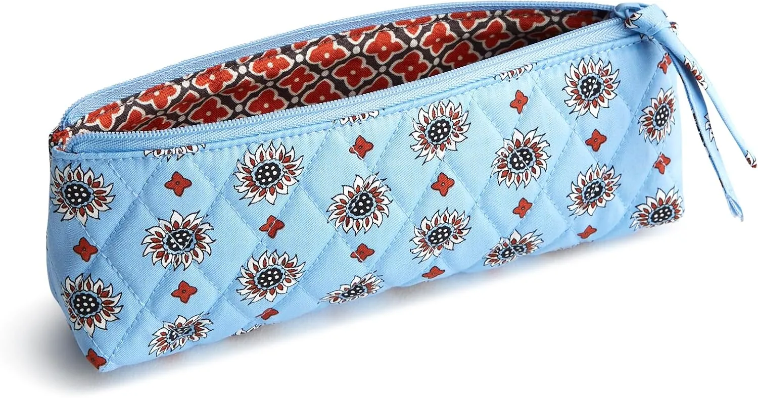 Vera Bradley Women's Premium Cotton Pencil Pouch