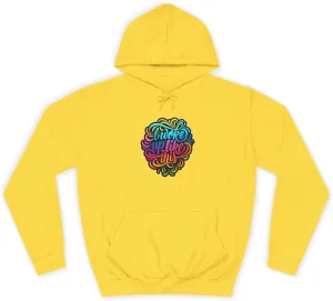 Vibrant Unisex Hoodie 'Woke Up Like This' - College Apparel, Casual Wear, Gift for Students, College Graduation, Cozy