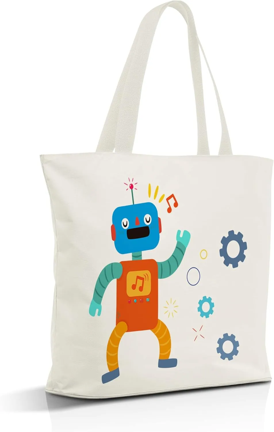 Vintage Off-Road Vehicle Canvas Shoulder Tote Bag Aesthetic