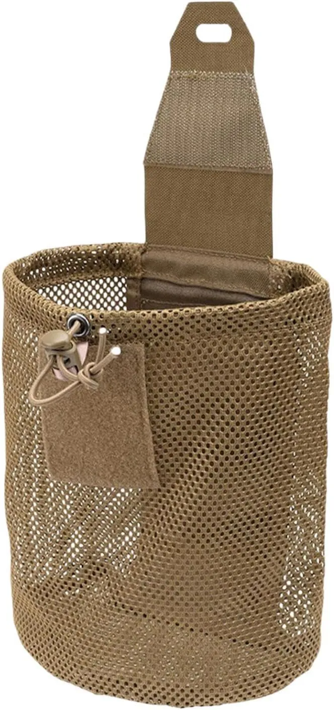 Waist Bag, Utility Bag, Lightweight Roll Up Bag, Drawstring Bag for Backpacking, Camping, Climbing, Mountaineering Outdoor, Khaki