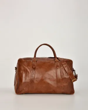 Waratah Structured Leather Large Weekend Duffel
