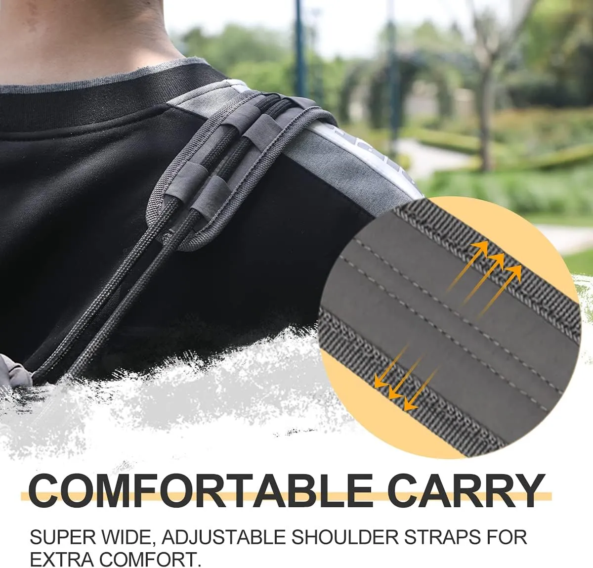 Water-Resistant Drawstring Bag - Expandable 30L with Anti-Theft Zipper Pockets - Ideal Small Cinch Backpack for Men, Women, and Kids - Perfect Gym, Beach, School, and Travel Bag (Gray)