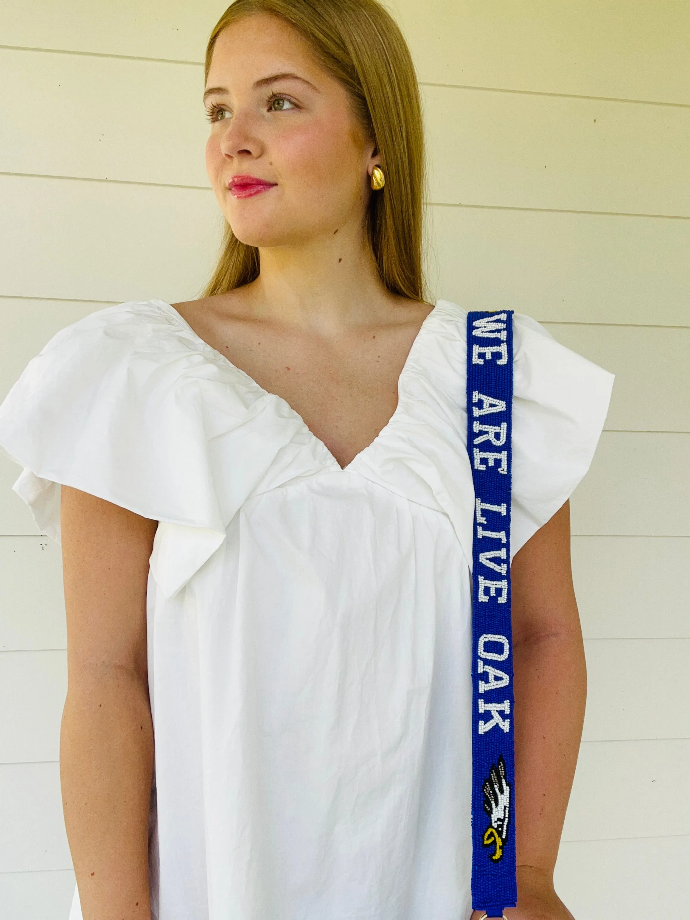 We Are Live Oak |  Custom Beaded Purse Strap