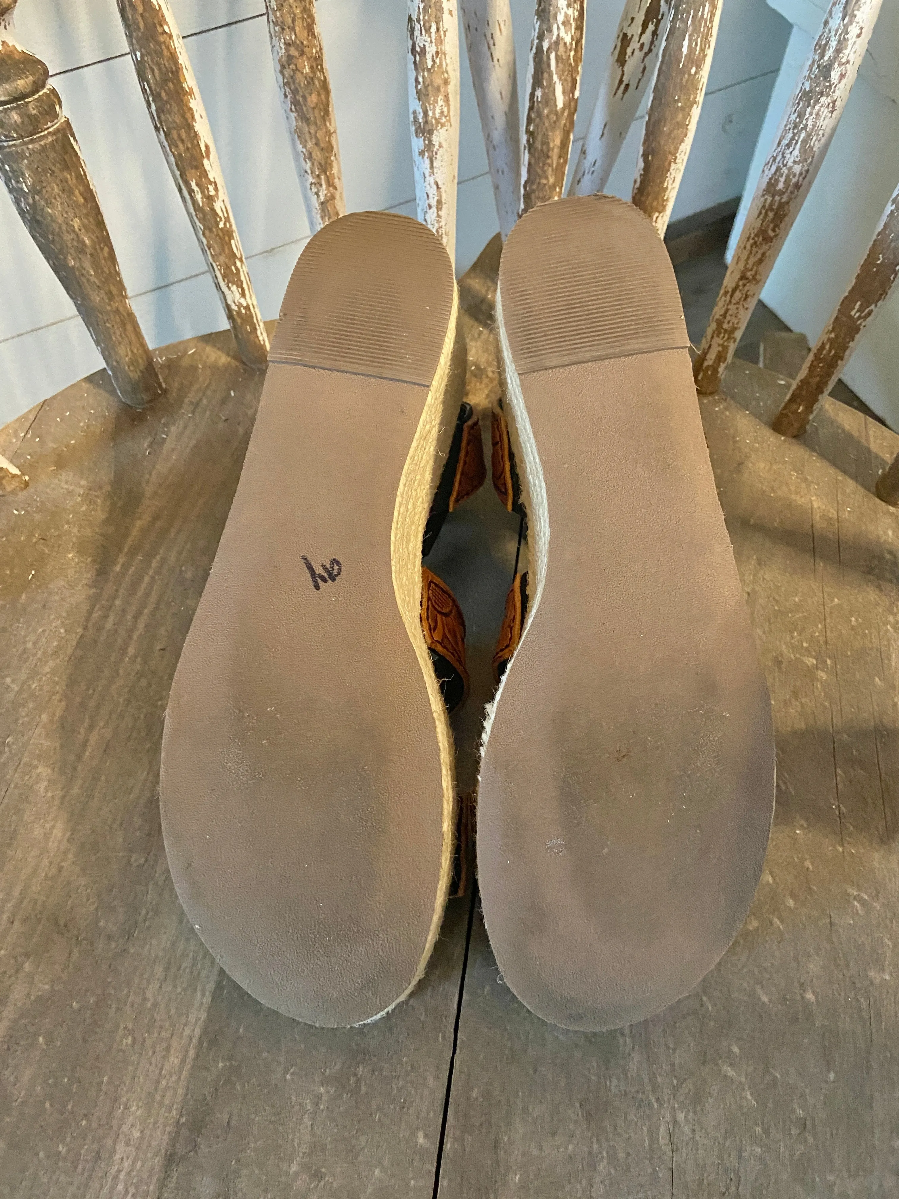 Western style wedges