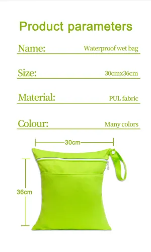 Wet Bags and Re-Useable Wipes