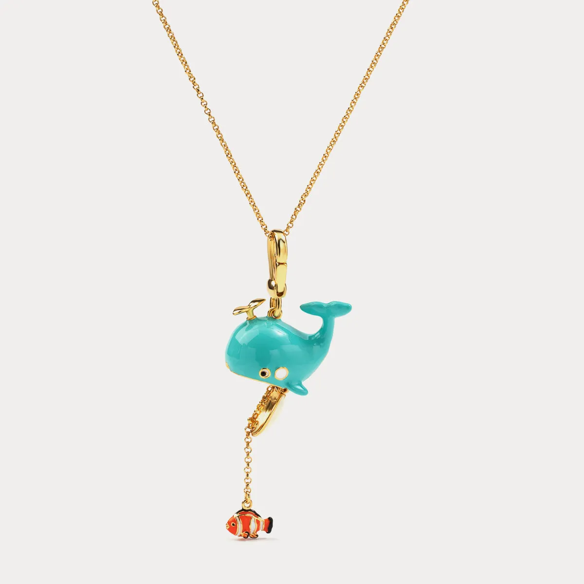 Whale Locket Pendant