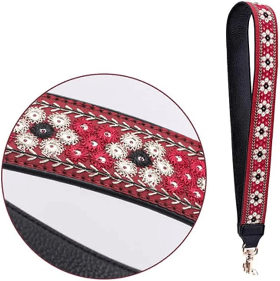 Wide Strap Bag Replacement Embroidered Strap Shoulder Strap Accessory Strap Diagonal Strap