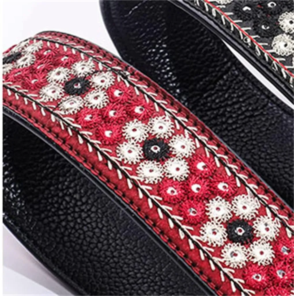Wide Strap Bag Replacement Embroidered Strap Shoulder Strap Accessory Strap Diagonal Strap