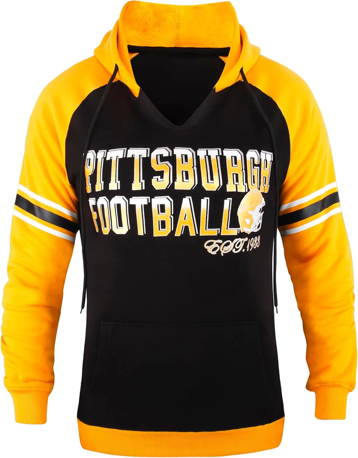Womens City Football V Neck Long Sleeves Fleece Hoodies Pullover Raglan Sweatshirts
