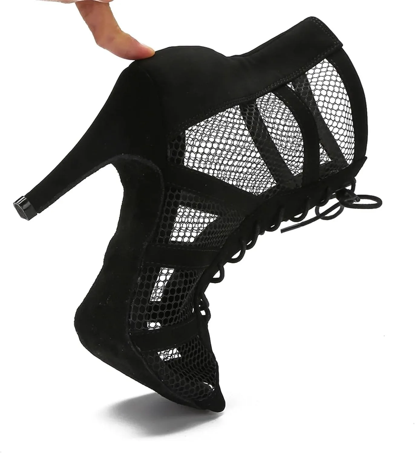 Women's Fashion Latin Dance Boots - Jazz Tango Rumba Ballroom Party Heels, 5CM/2Inch Heel Height