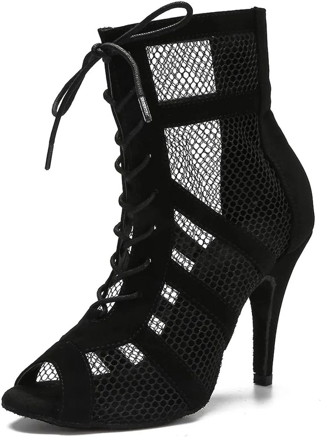 Women's Fashion Latin Dance Boots - Jazz Tango Rumba Ballroom Party Heels, 5CM/2Inch Heel Height