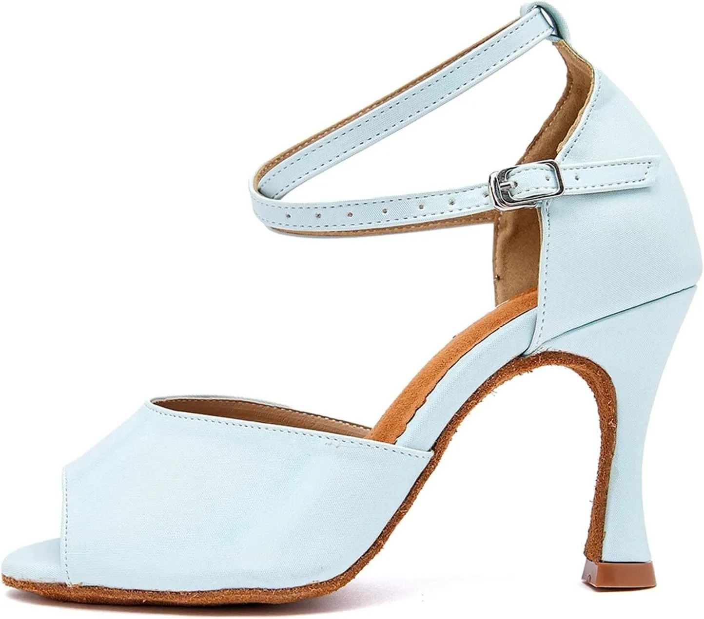 Women's Soft Sole Latin Dance Shoes - Salsa Party Performance Ballroom Sandals, 5CM/2Inch Heel Height