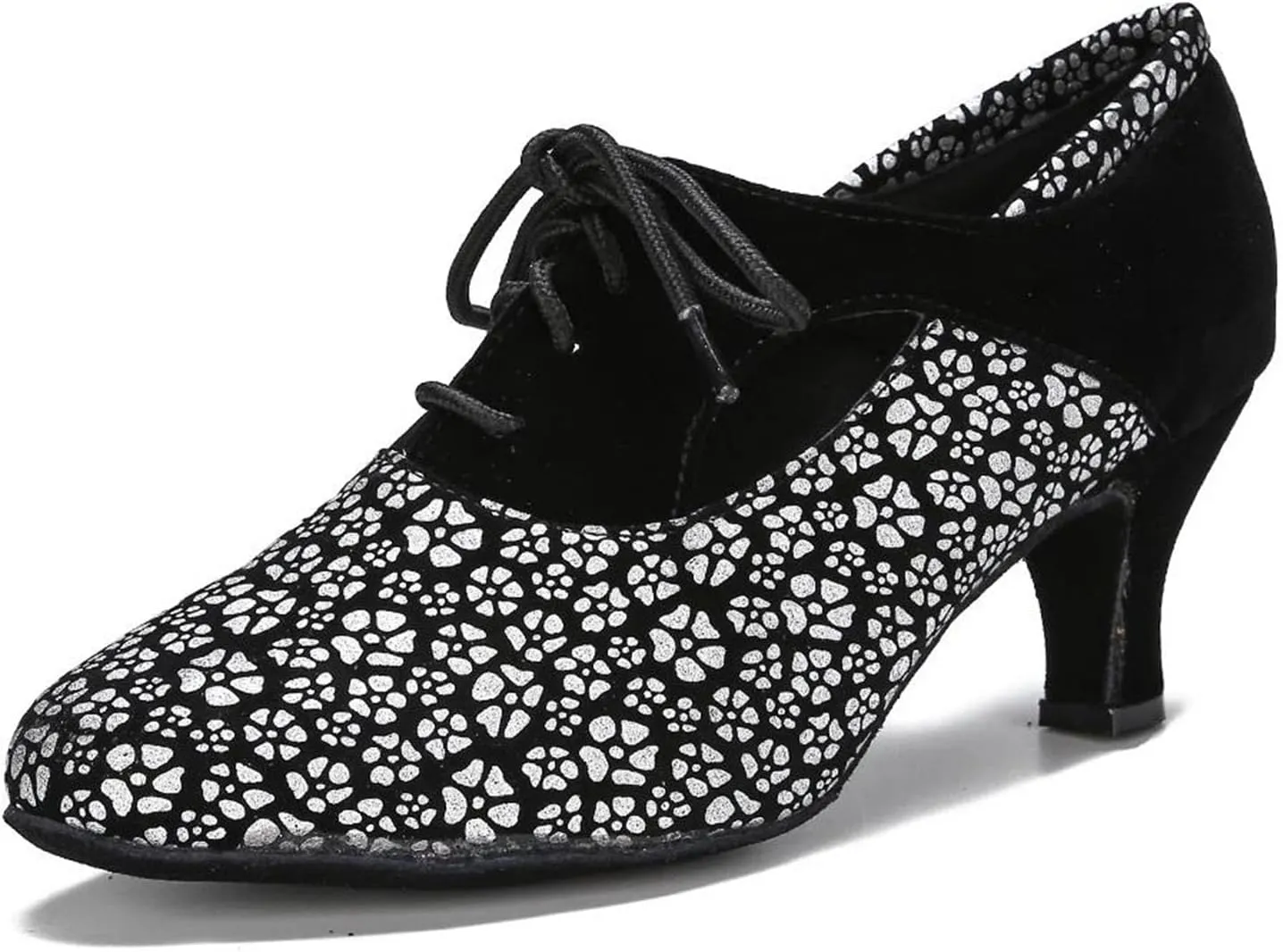 Women's Thick Heel Dance Shoes - Modern Ballroom Jazz Salsa Party Sandals, 5CM/2Inch Heel Height