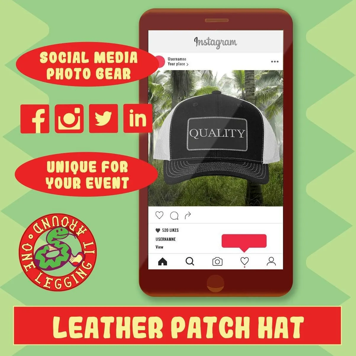 World's Okayest Garbage Collector Driver - Leather Black Patch Engraved Trucker Hat