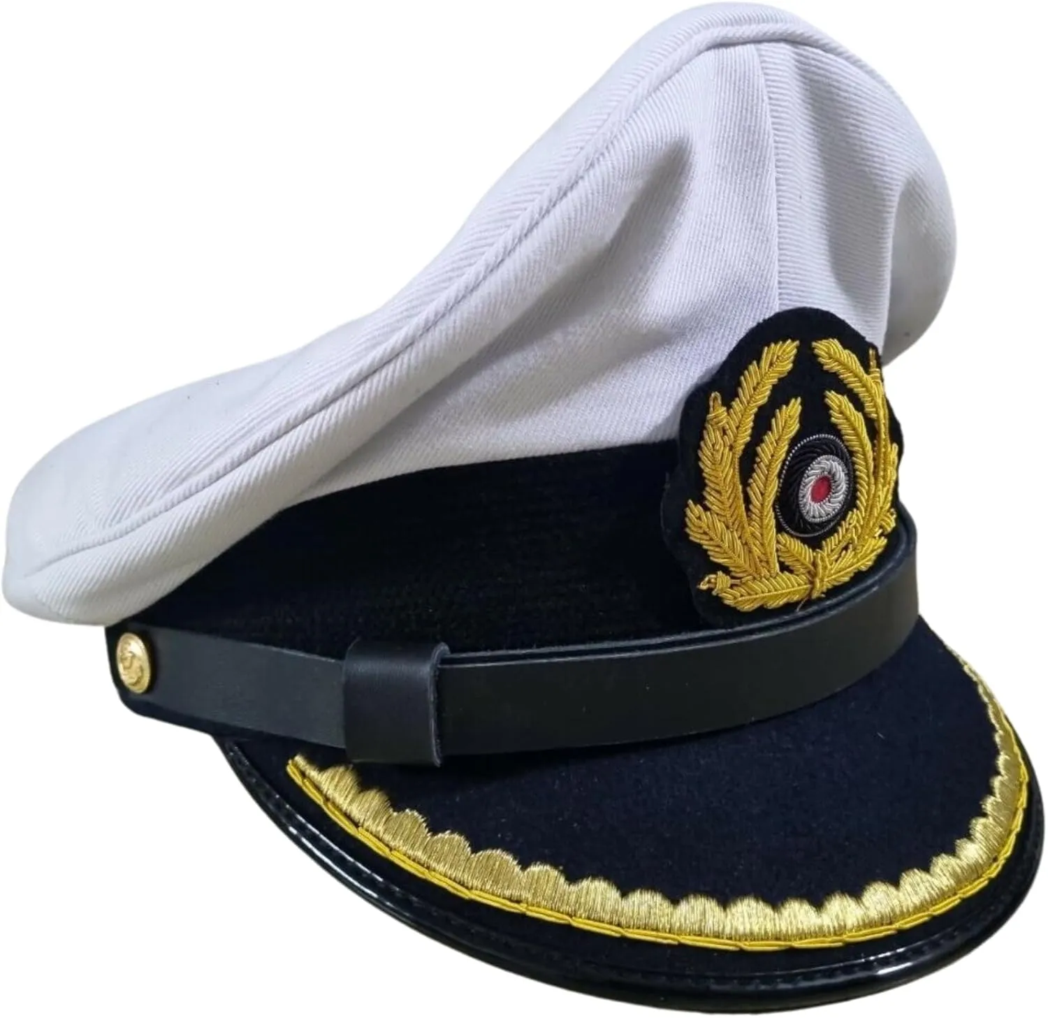 WWII German Navy U-Boat Senior Officer (Kriegsmarine) Visor Cap