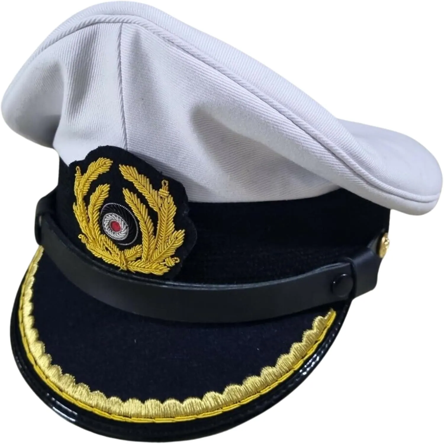 WWII German Navy U-Boat Senior Officer (Kriegsmarine) Visor Cap