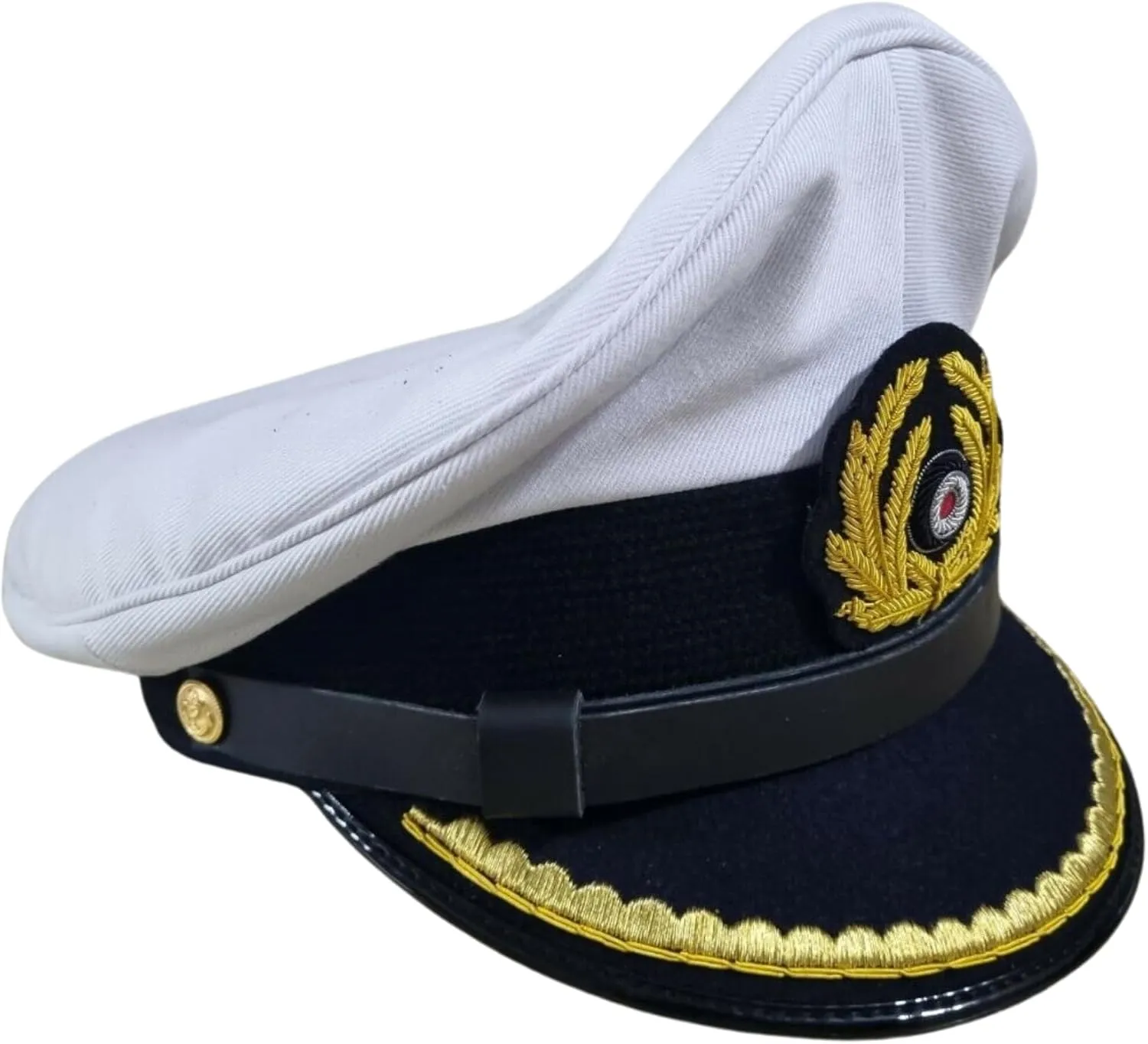 WWII German Navy U-Boat Senior Officer (Kriegsmarine) Visor Cap
