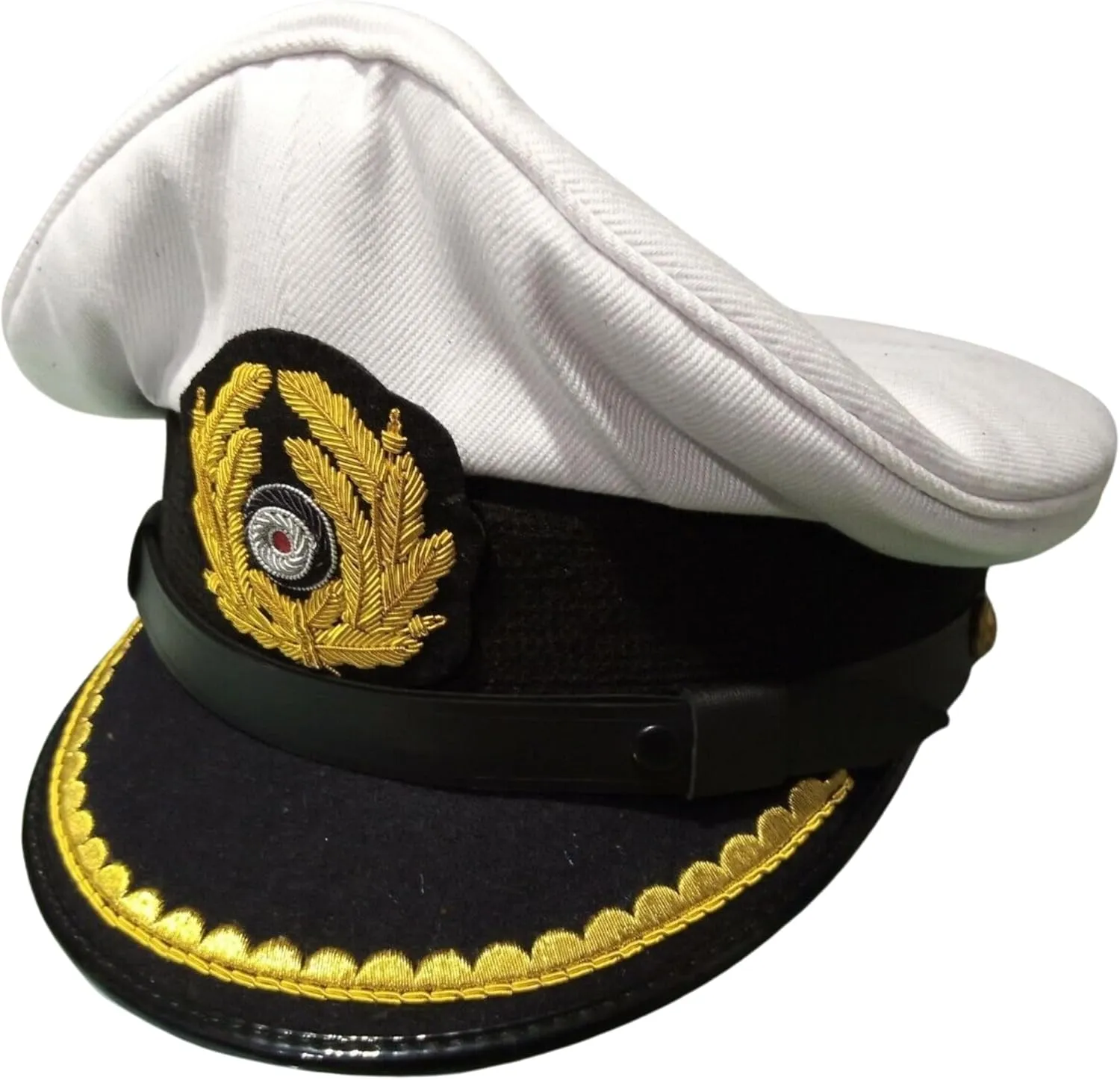 WWII German Navy U-Boat Senior Officer (Kriegsmarine) Visor Cap