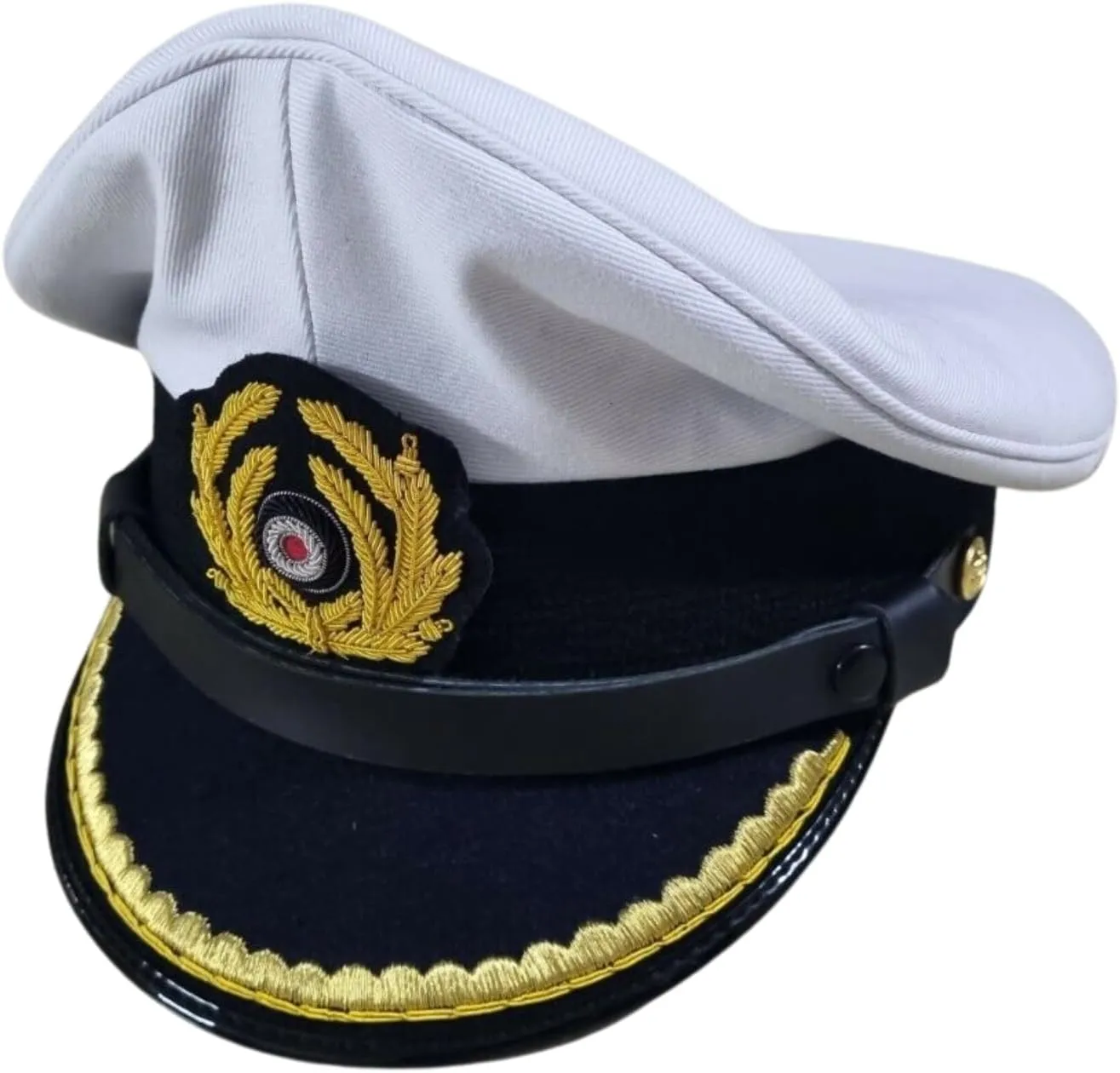 WWII German Navy U-Boat Senior Officer (Kriegsmarine) Visor Cap