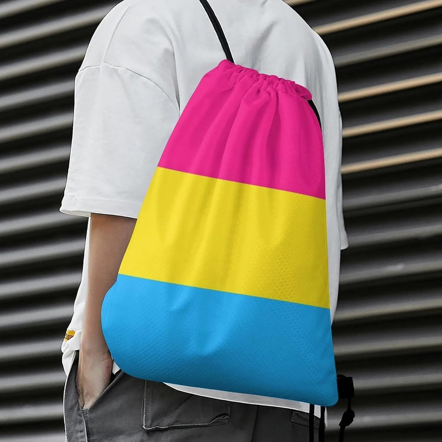 Zakqeik Flag Unisex Drawstring Backpack Bag Cute Sport Gym Dance Travel Pockets